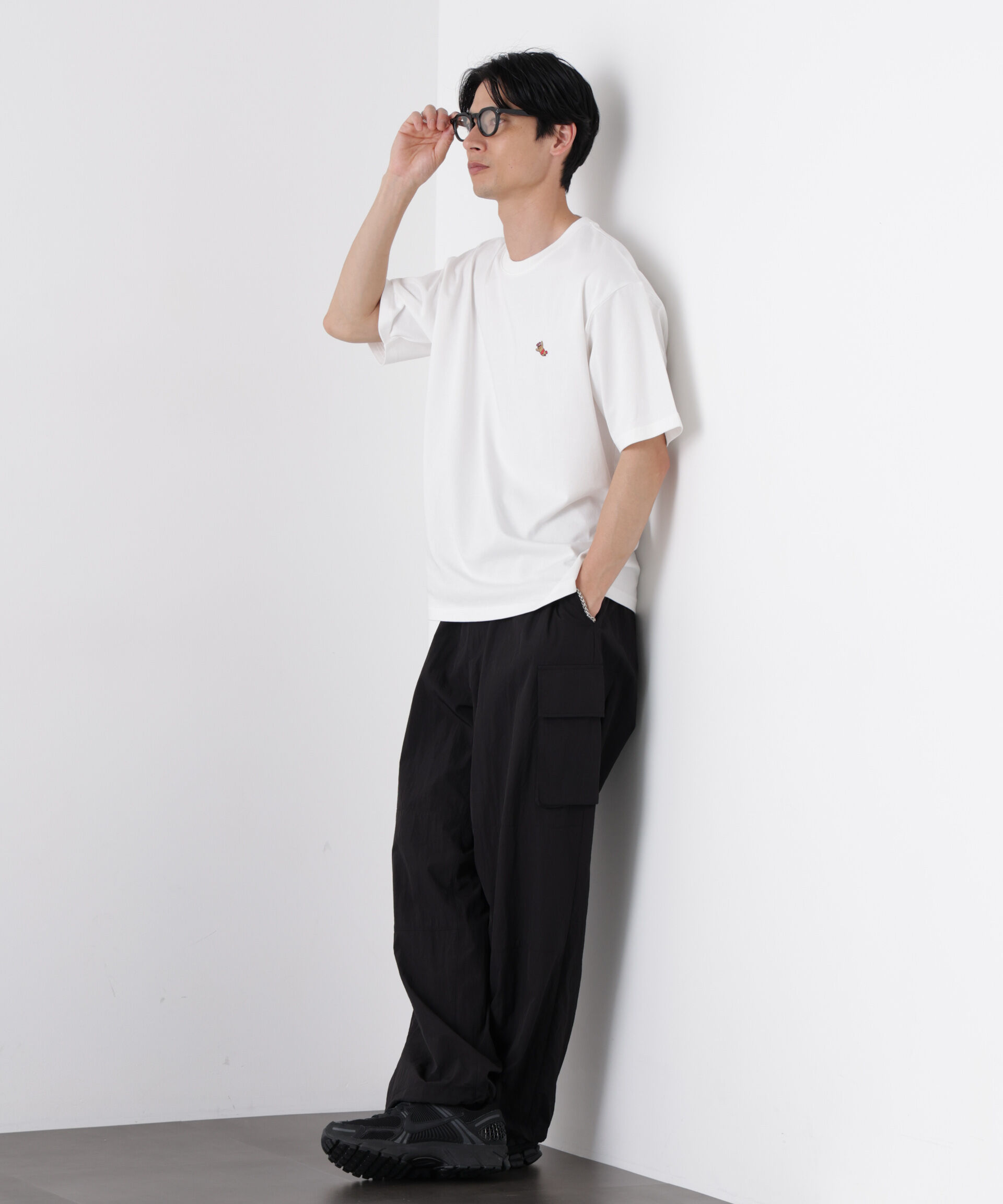 nano･universe「ナノベア ワイドTシャツ半袖 プロレス」|Tシャツ・カットソー|