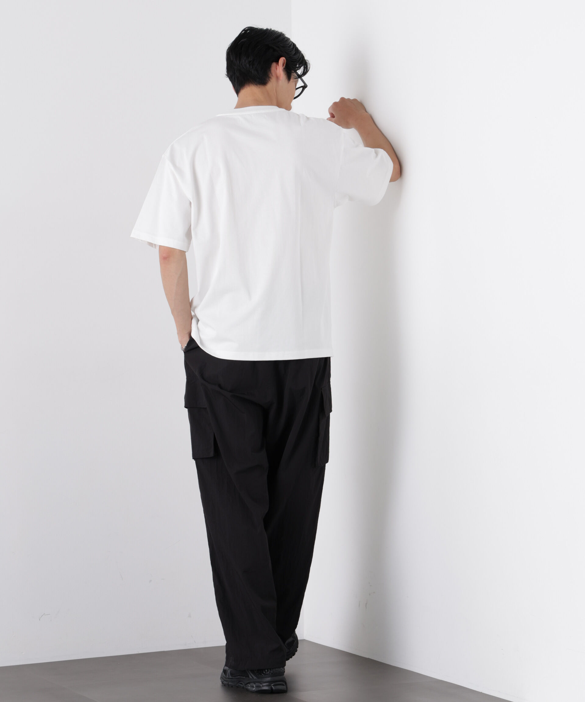 nano･universe「ナノベア ワイドTシャツ半袖 プロレス」|Tシャツ・カットソー|