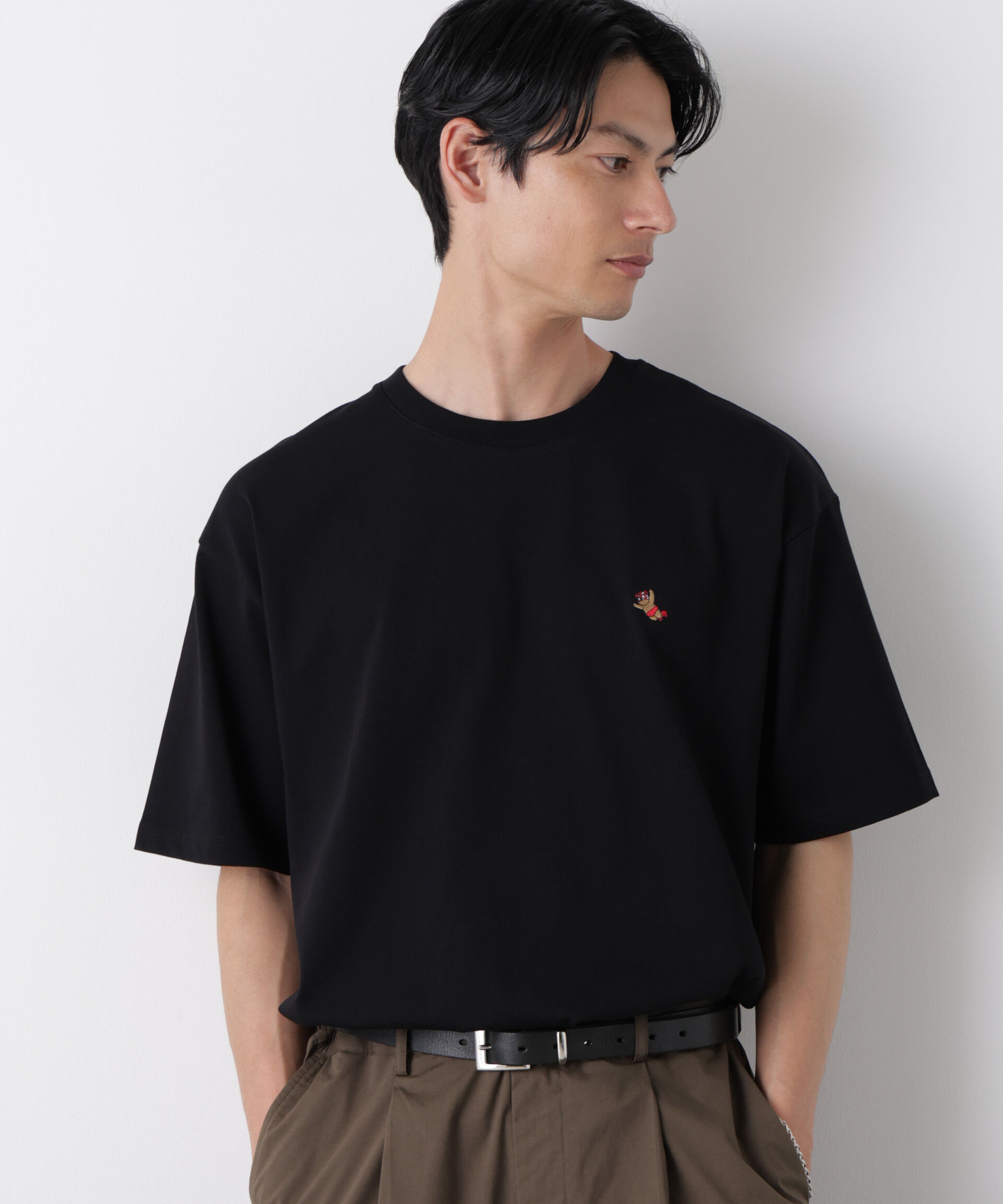 nano･universe「ナノベア ワイドTシャツ半袖 プロレス」|Tシャツ・カットソー|パターン43