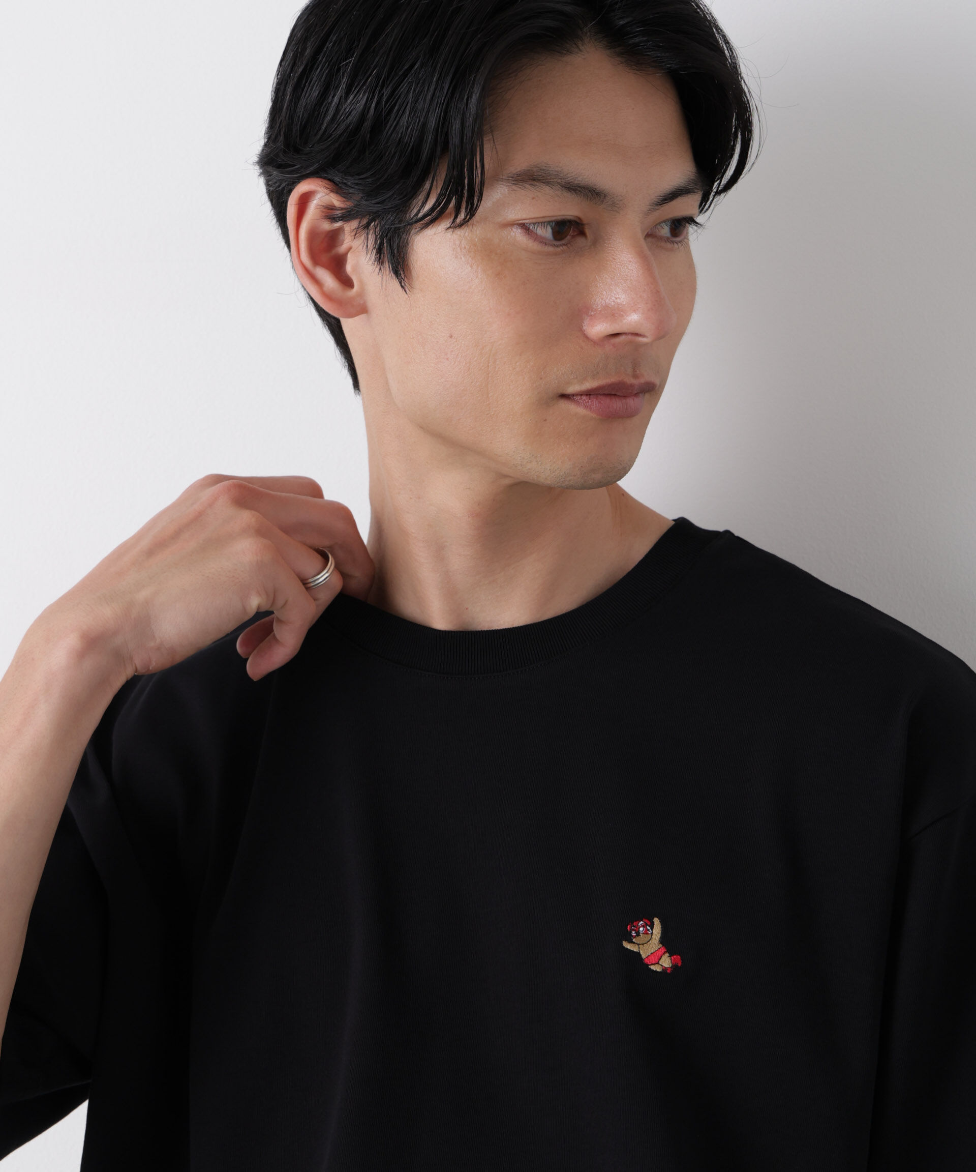 nano･universe「ナノベア ワイドTシャツ半袖 プロレス」|Tシャツ・カットソー|