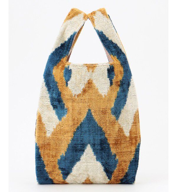 GRACE CONTINENTAL「Kilim ARTS キリムマルシェバッグ」|その他|ブルー
