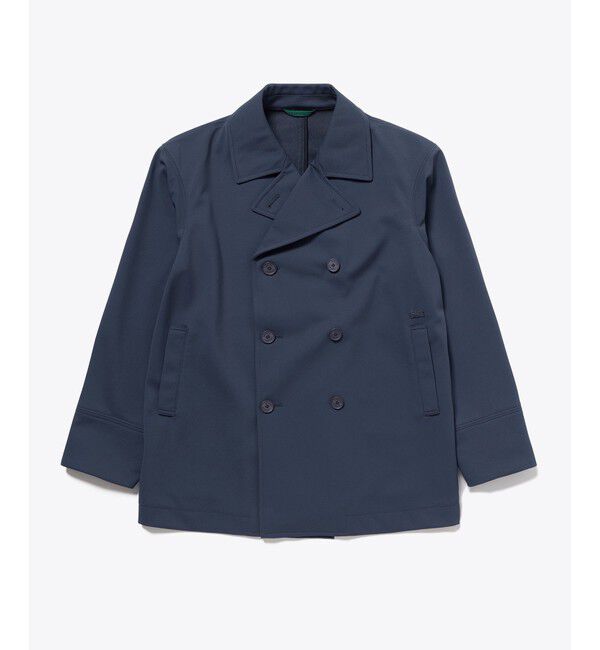 LACOSTE「3レイヤー鹿の子Pコート」|ピーコート|
