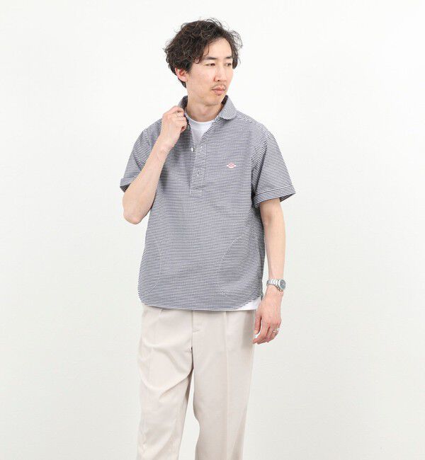 NOLLEY'S goodman「【DANTON/ダントン】ROUND COLLAR P.O SHIRT SS 26SS（DT-B0284 OXP）」|シャツ・ブラウス|