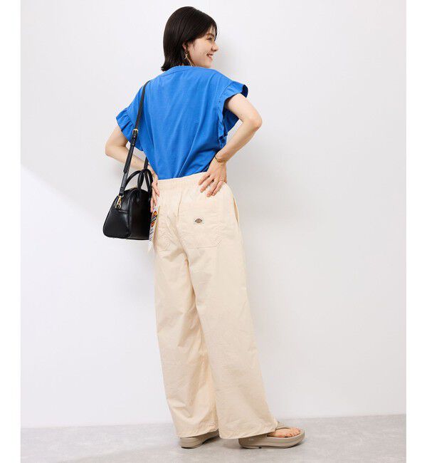 Rope&rsquo;Picnic「【Dickies】コットンダンプドロストリラックスパンツ」|チノ|