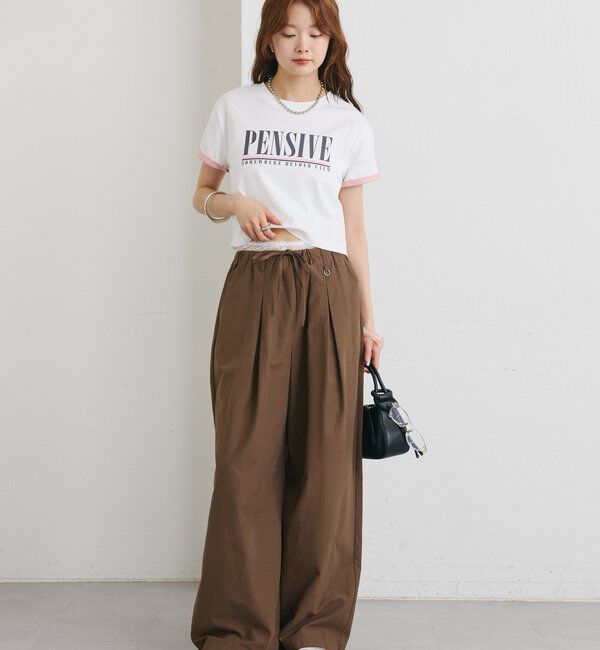  「配色ロゴチビT」|Tシャツ・カットソー|