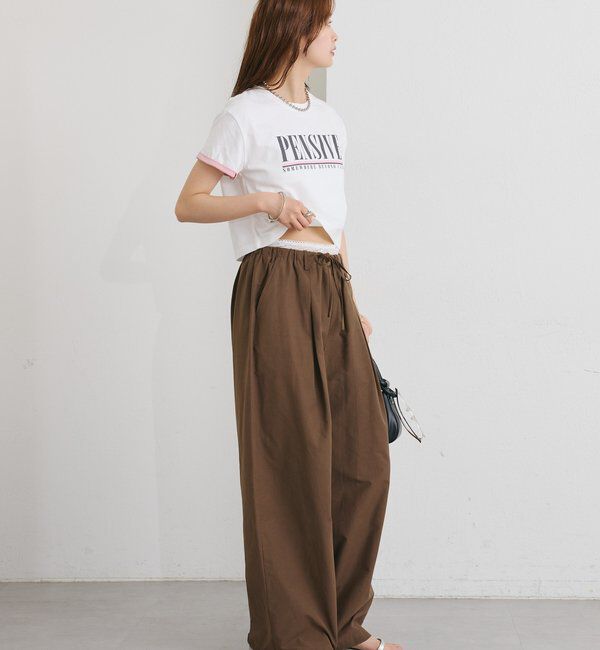  「配色ロゴチビT」|Tシャツ・カットソー|