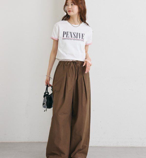  「配色ロゴチビT」|Tシャツ・カットソー|