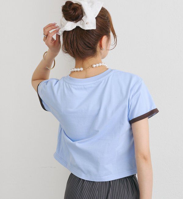  「配色ロゴチビT」|Tシャツ・カットソー|