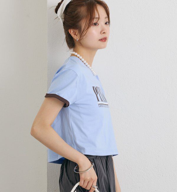  「配色ロゴチビT」|Tシャツ・カットソー|