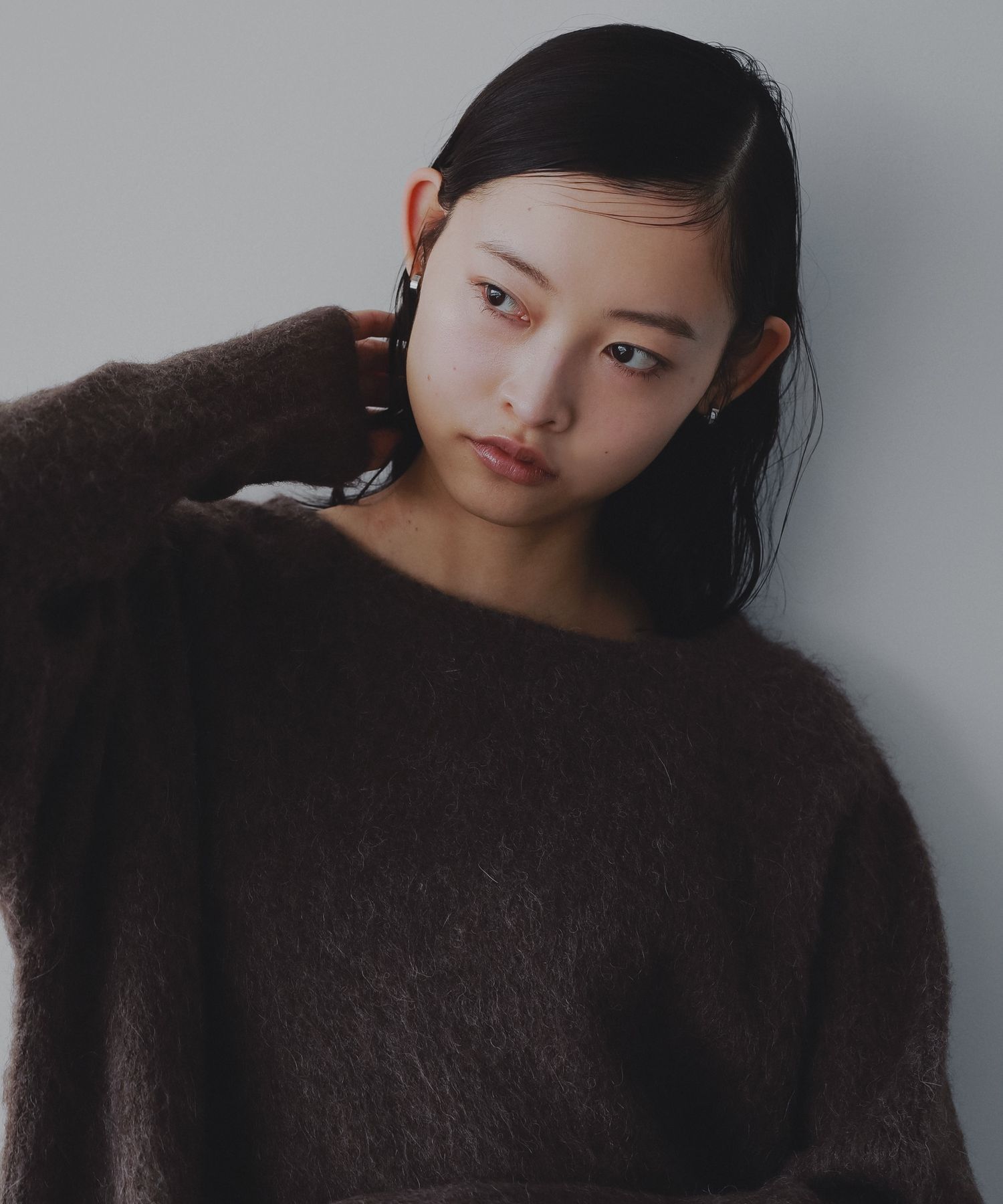 A part by 「【WEB限】シャギーニットプルオーバー」|ニット・セーター|