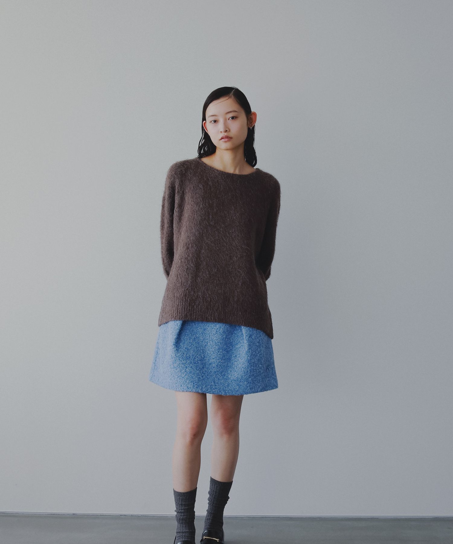 A part by 「【WEB限】シャギーニットプルオーバー」|ニット・セーター|