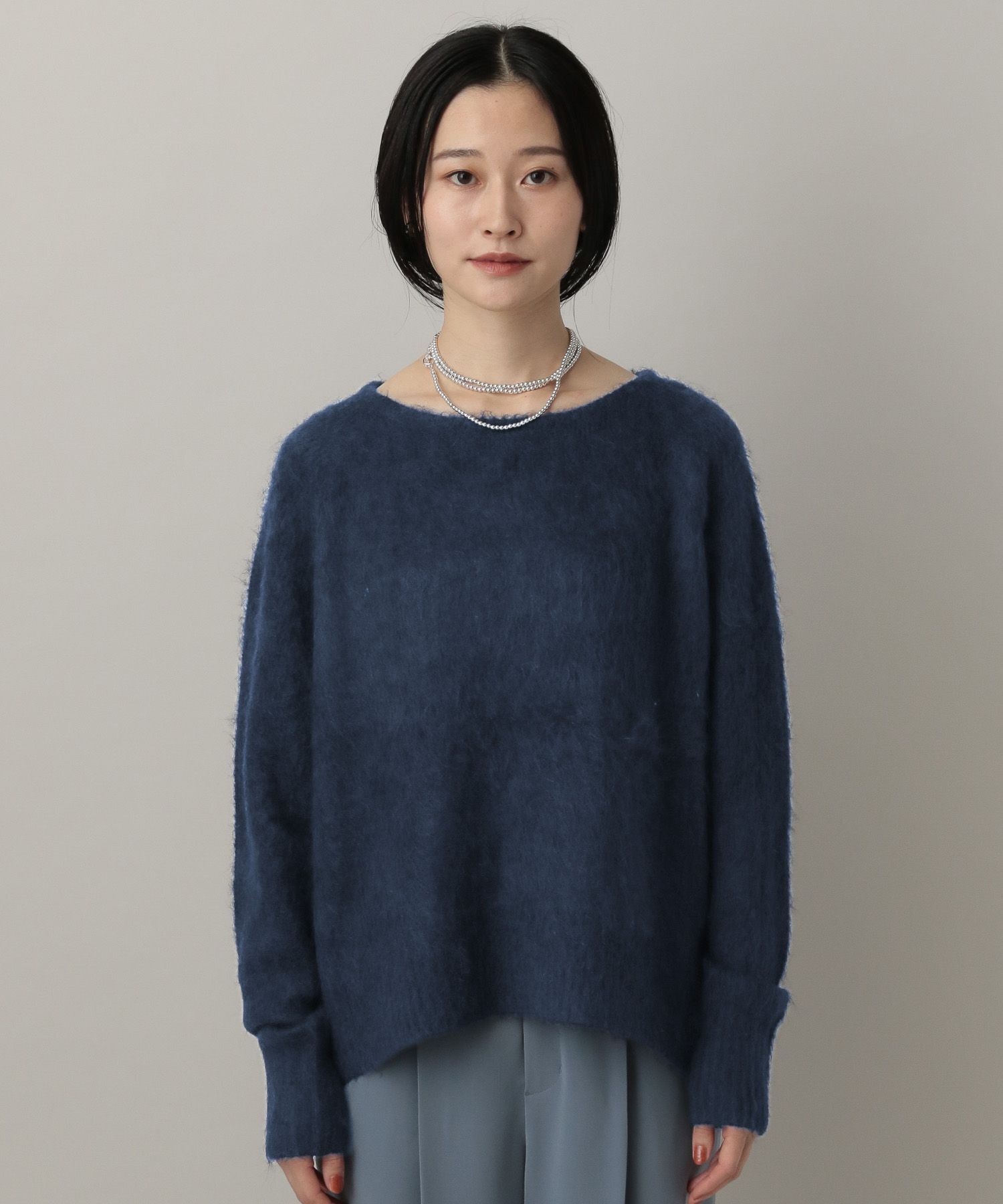 A part by 「【WEB限】シャギーニットプルオーバー」|ニット・セーター|