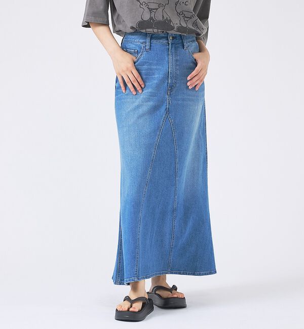 Rouge vif「【Healthy denim/ヘルシーデニム】デニムスカート/Apricot/ア」|スカート|
