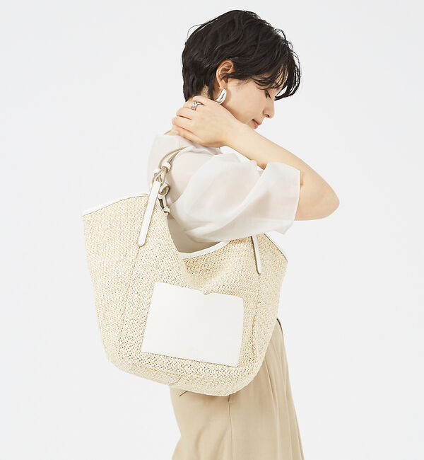 LOWELL things「Amaca/サマーLOOKトートバッグ」|トートバッグ|アイボリー