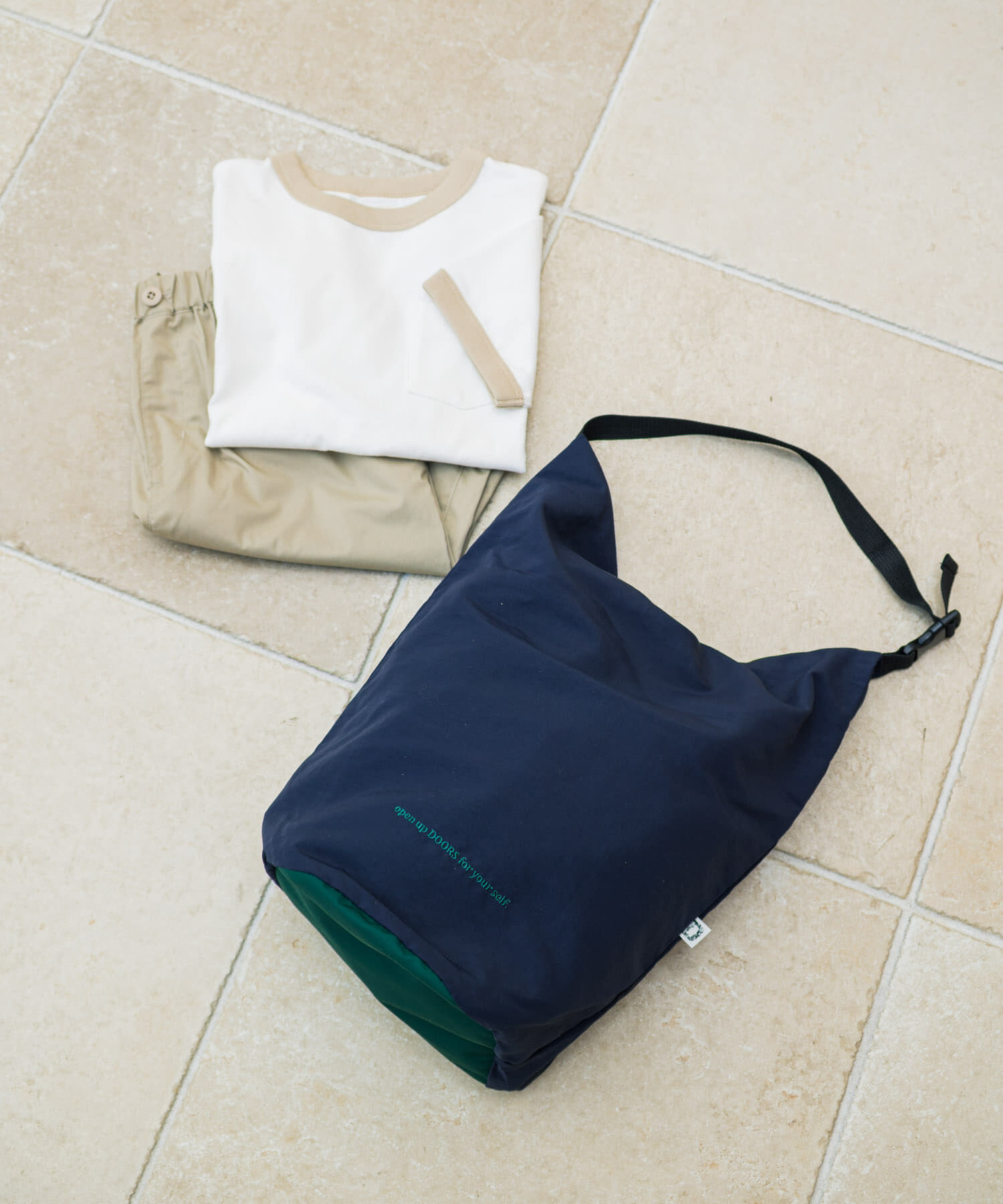 URBAN RESEARCH DOORS「撥水ロールアップバッグ(KIDS)」|その他|ブルー系その他