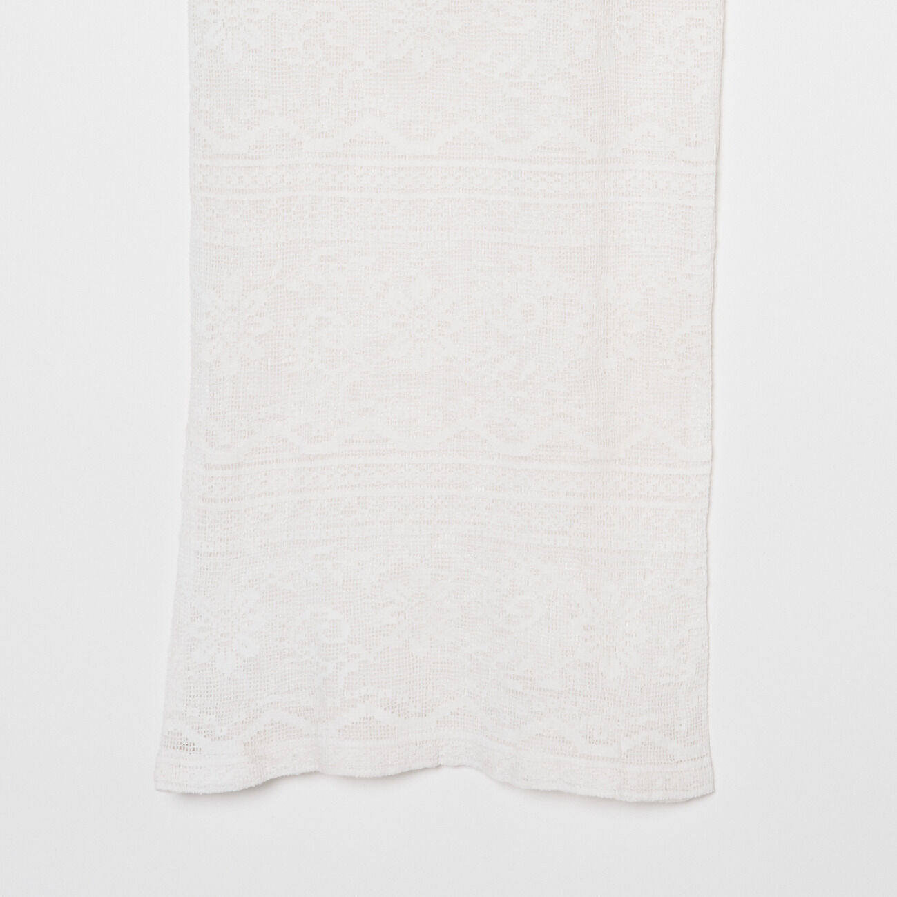  「normment COTTON LACE EASY PANTS」|チノ|