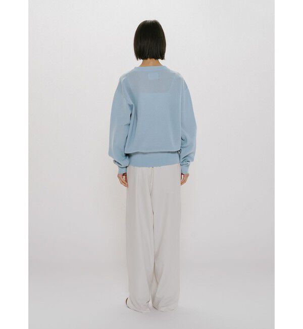 MIDIUMISOLID「MIDIUMISOLID for Ladies フラワージャカードプルオーバー」|ニット・セーター|
