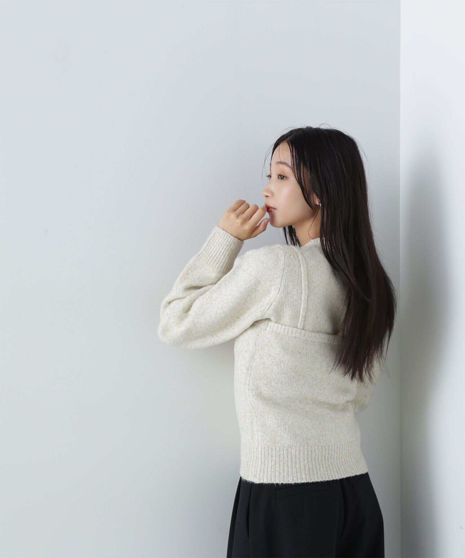  「グリッターラメアンサンブル　24AW」|ニット・セーター|