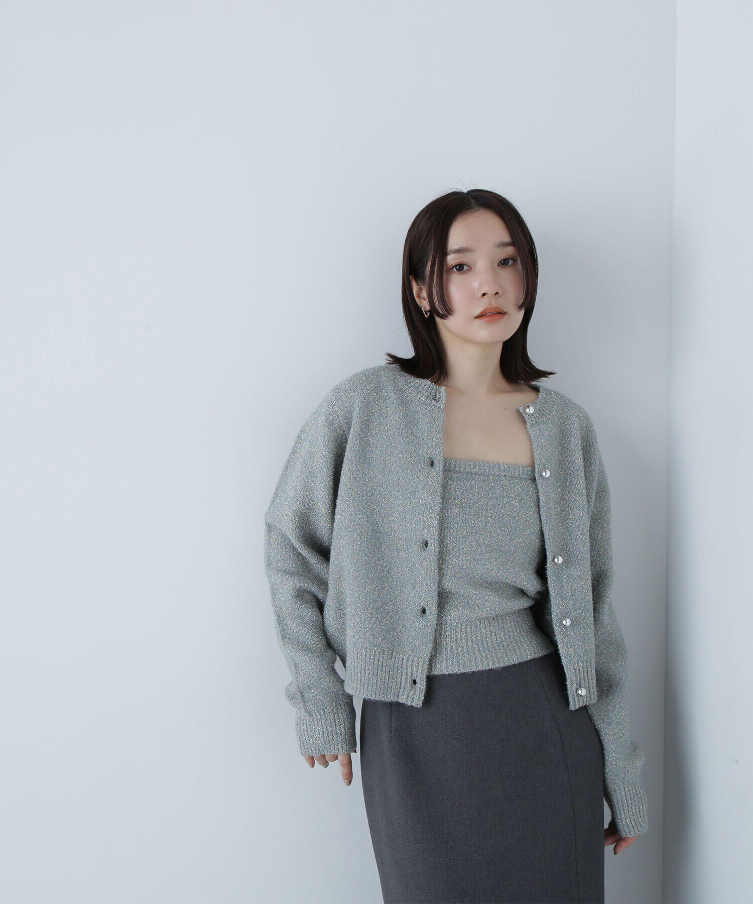  「グリッターラメアンサンブル　24AW」|ニット・セーター|