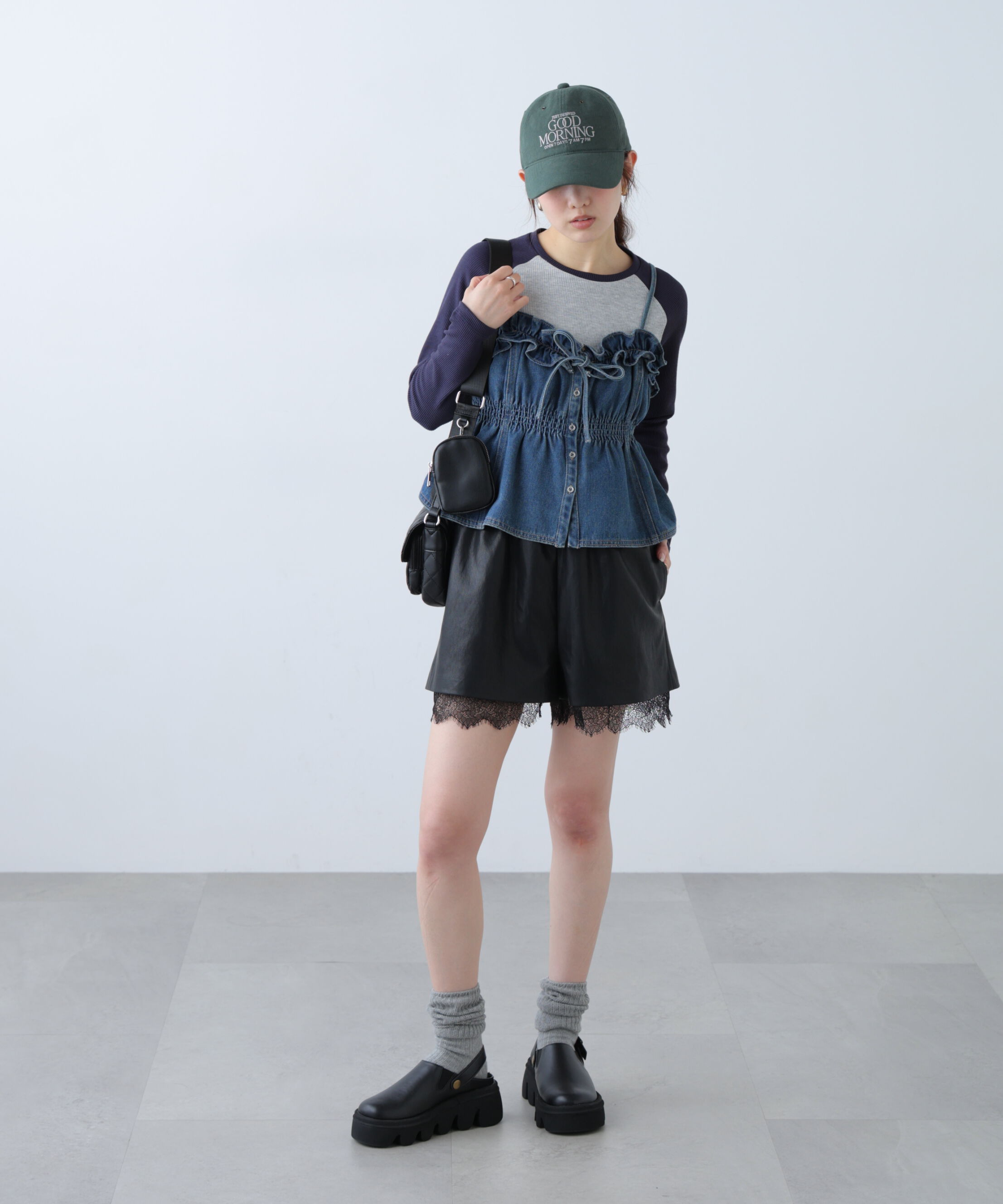  「ラグラン長袖カットソー」|Tシャツ・カットソー|
