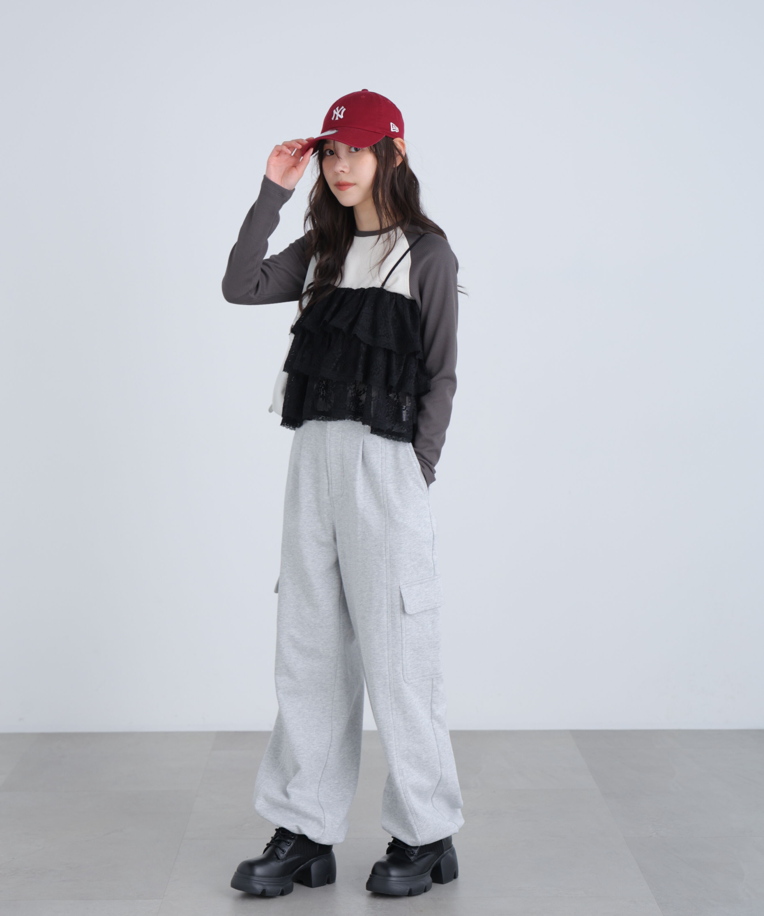  「ラグラン長袖カットソー」|Tシャツ・カットソー|
