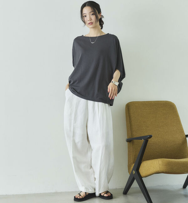 Doux archives「【抗菌防臭・接触冷感・ＵＶ加工】ドルマンＴＯＰＳ」|Tシャツ・カットソー|