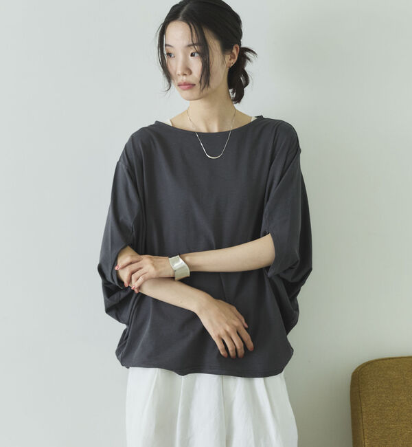 Doux archives「【抗菌防臭・接触冷感・ＵＶ加工】ドルマンＴＯＰＳ」|Tシャツ・カットソー|