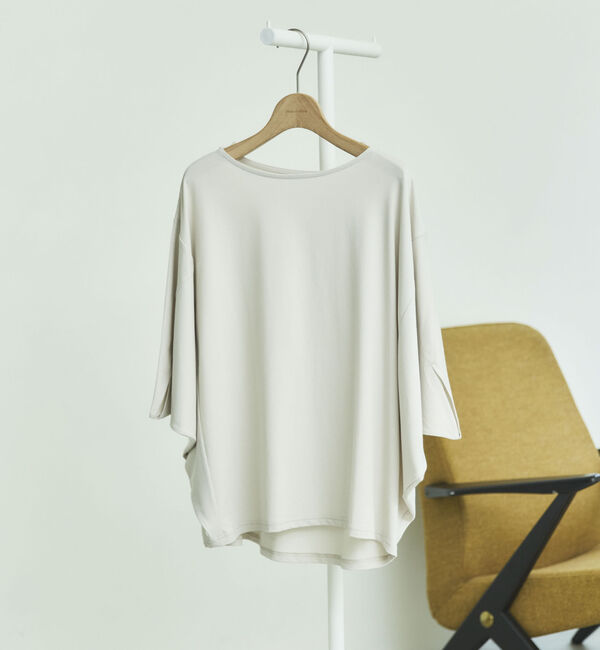 Doux archives「【抗菌防臭・接触冷感・ＵＶ加工】ドルマンＴＯＰＳ」|Tシャツ・カットソー|GREIGE