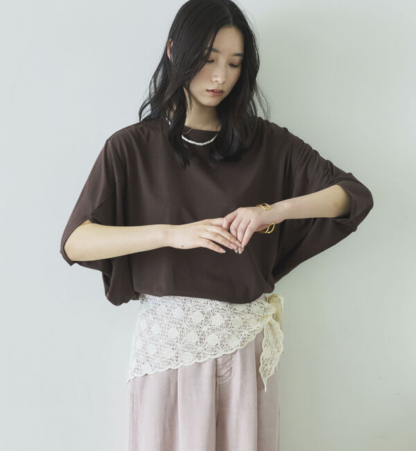Doux archives「【抗菌防臭・接触冷感・ＵＶ加工】ドルマンＴＯＰＳ」|Tシャツ・カットソー|
