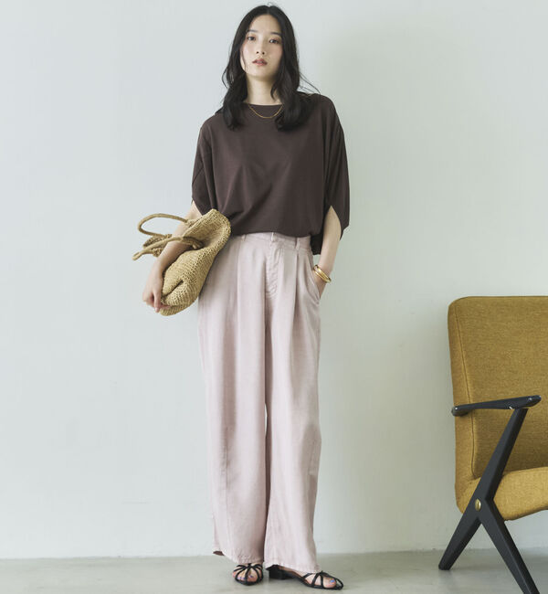 Doux archives「【抗菌防臭・接触冷感・ＵＶ加工】ドルマンＴＯＰＳ」|Tシャツ・カットソー|