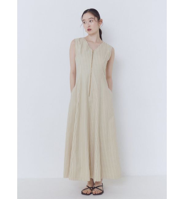 LAGUNAMOON「フロントZIPミックスカラーワンピース」|ワンピース|