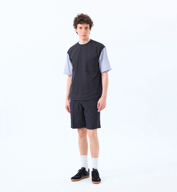 MACKINTOSH PHILOSOPHY「TEXBRID天竺&times;サッカー スリーブコンビTシャツ」|Tシャツ・カットソー|