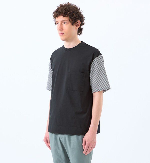 MACKINTOSH PHILOSOPHY「TEXBRID天竺&times;サッカー スリーブコンビTシャツ」|Tシャツ・カットソー|
