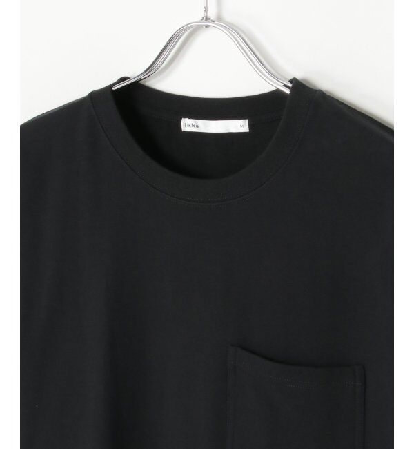 ikka「ストレッチインレイ7分袖Tシャツ」|Tシャツ・カットソー|