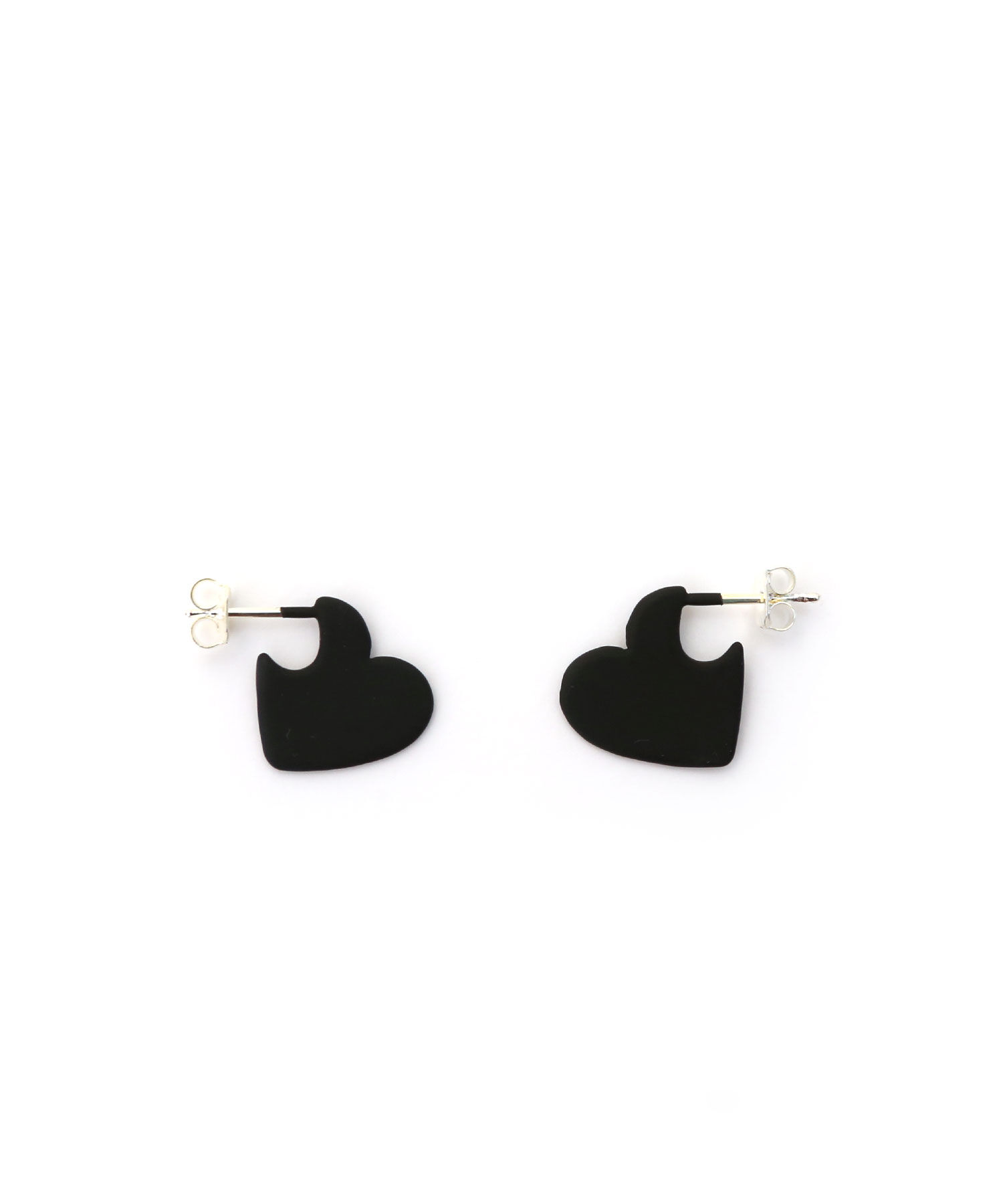  「ハートプレートピアス」|ピアス|
