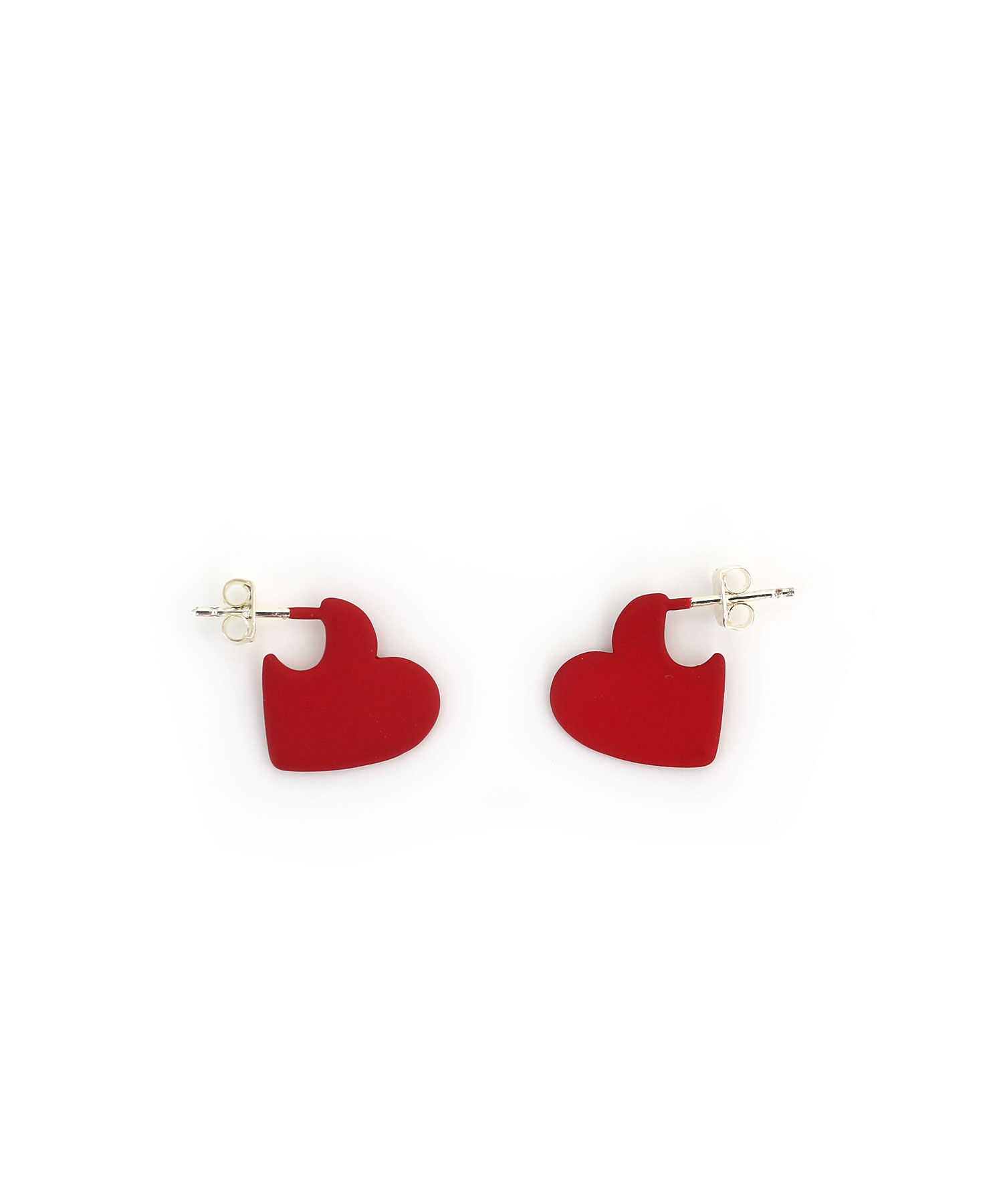  「ハートプレートピアス」|ピアス|