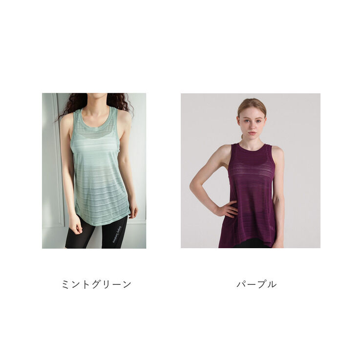 BACKYARD FAMILY「ヨガウェア タンクトップ レディース 通販 ヨガ トップス ピラティスウェア ジムウェア」|その他|