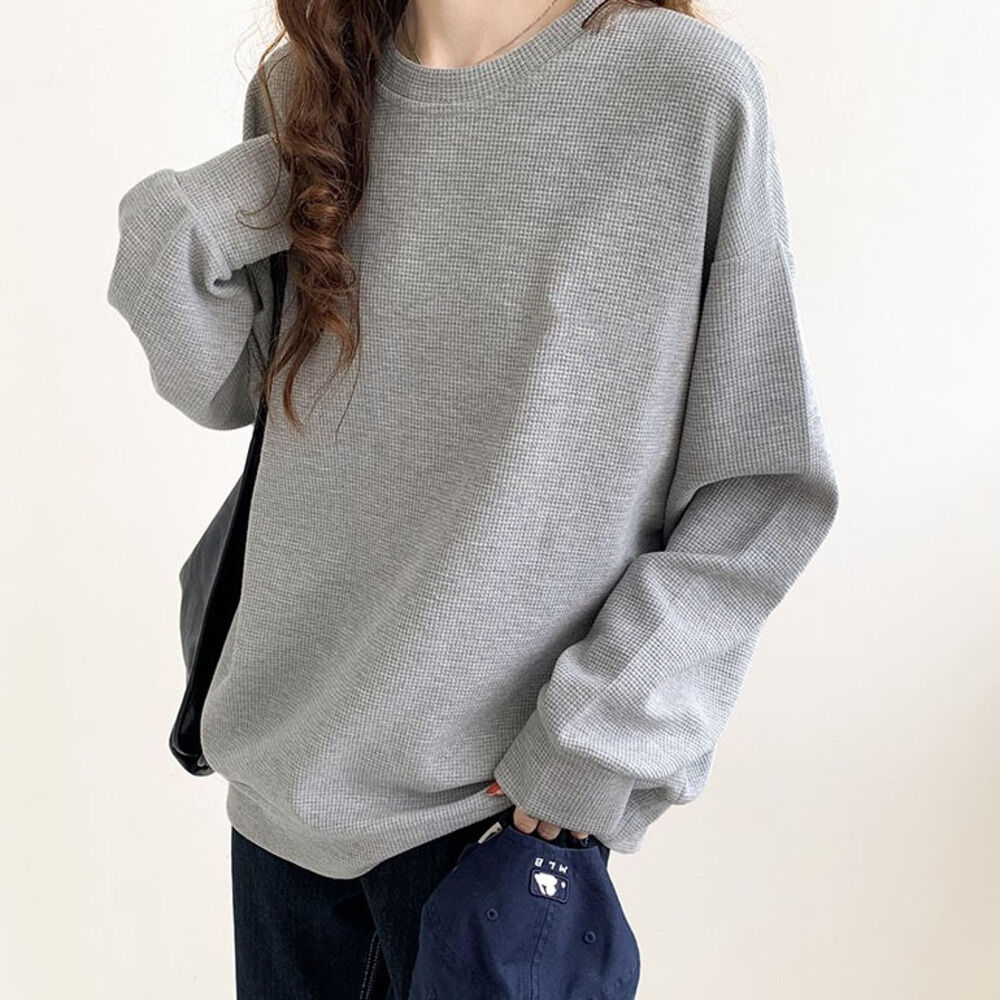 BACKYARD FAMILY「カットソー 長袖 レディース かわいい 通販 Tシャツ tシャツ ロンT ロンt トップス」|Tシャツ・カットソー|グレー1