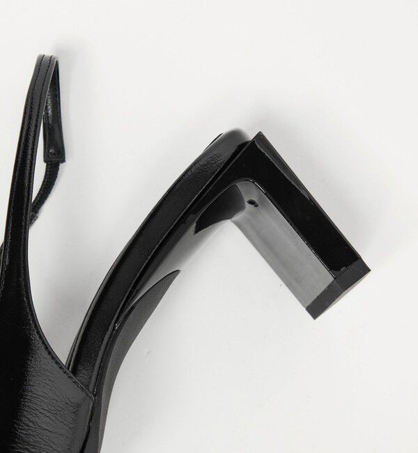 SY UNITED ARROWS「＜SY＞ スクエアエッジヒールバックベルト パンプス55&uarr;」|パンプス|