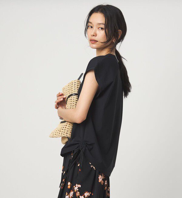 UNITED ARROWS green label relaxing「サイド ドロスト ノースリーブ カットソー」|Tシャツ・カットソー|