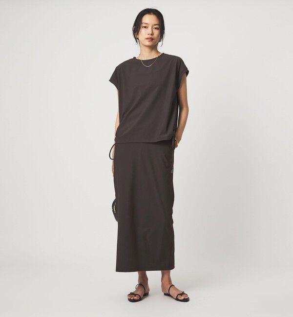 UNITED ARROWS green label relaxing「サイド ドロスト ノースリーブ カットソー」|Tシャツ・カットソー|