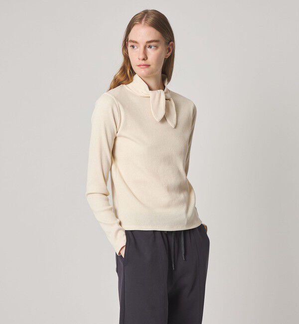 STEVEN ALAN「＜Steven Alan＞ラメ タイモチーフ プルオーバー」|Tシャツ・カットソー|