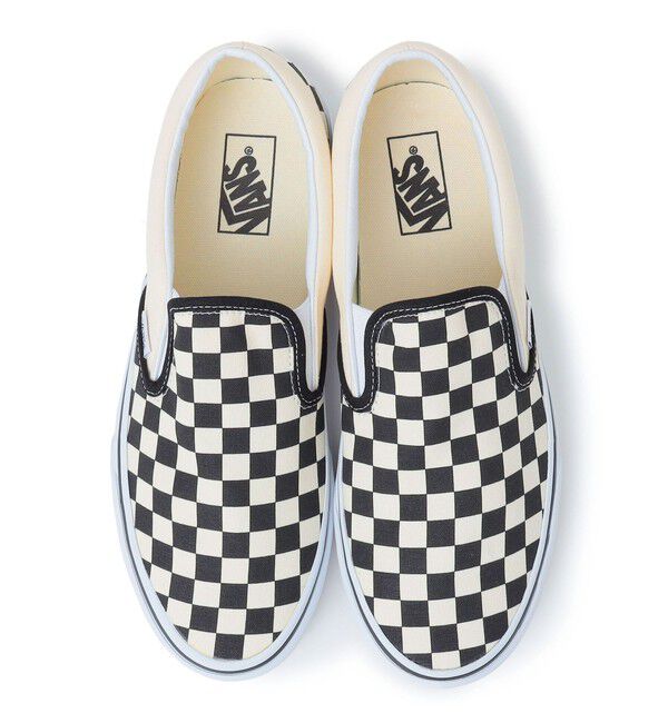 SHIPS any「VANS: CLASSIC SLIP-ON CHECKER チェック スリッポン」|スリッポン|