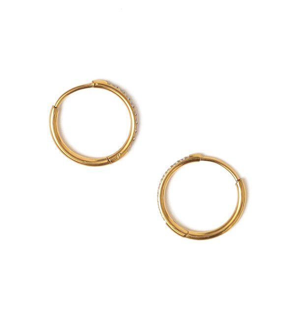 SHIPS for women「ステンレス ジルコニア ミニ フープ ピアス」|ピアス|