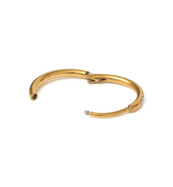 SHIPS for women「ステンレス ジルコニア ミニ フープ ピアス」|ピアス|