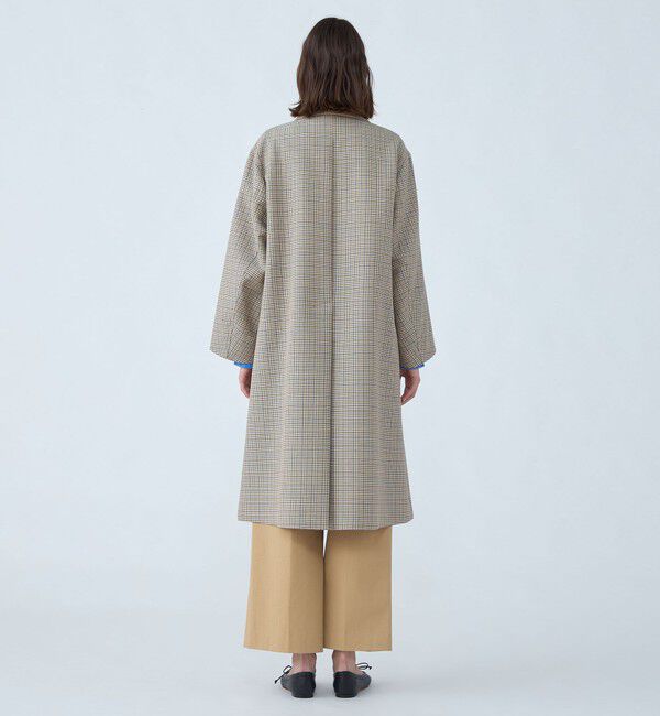 コットンリバーチェック ダブルブレストコート（MACPHEE）｜ルミネの