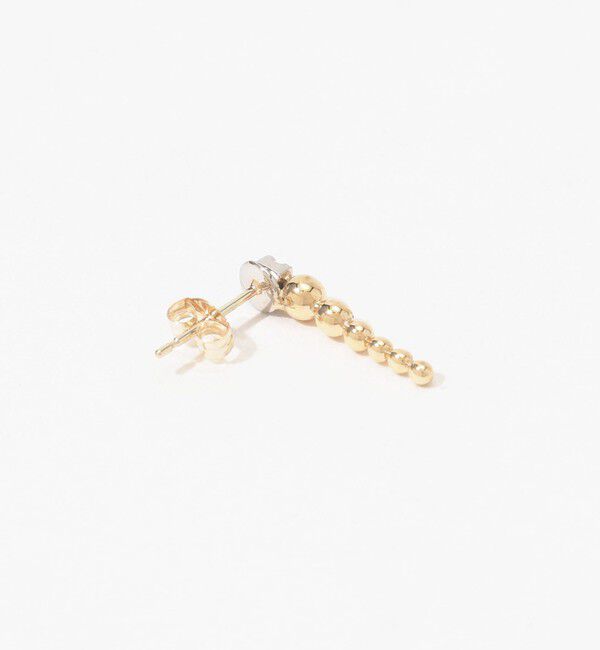 TOMORROWLAND GOODS「PLOW Grain Conch Shell ダイヤピアス」|ピアス|