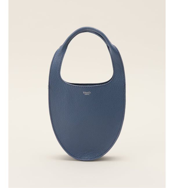  「【blancle/ ブランクレ】S.LEATHER OVAL TOTE limited」|ハンドバッグ|パープル E