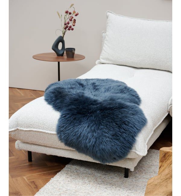 journal standard Furniture「SHEEPSKIN　シープスキン ラグ　90&times;60cm」|その他|ブルー