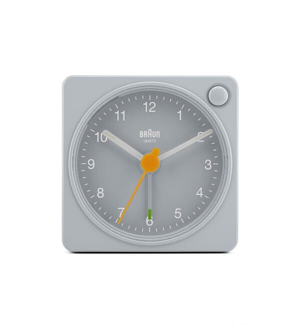 HIROB「BRAUN ALARM CLOCK GRAY BC02XG」|クロック・置時計|